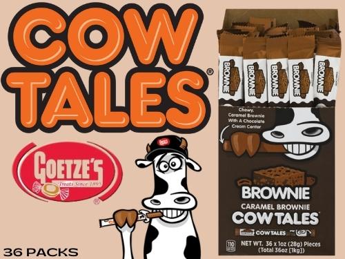 Goetzes Cow Tales Caramel Brownie 36ct Box